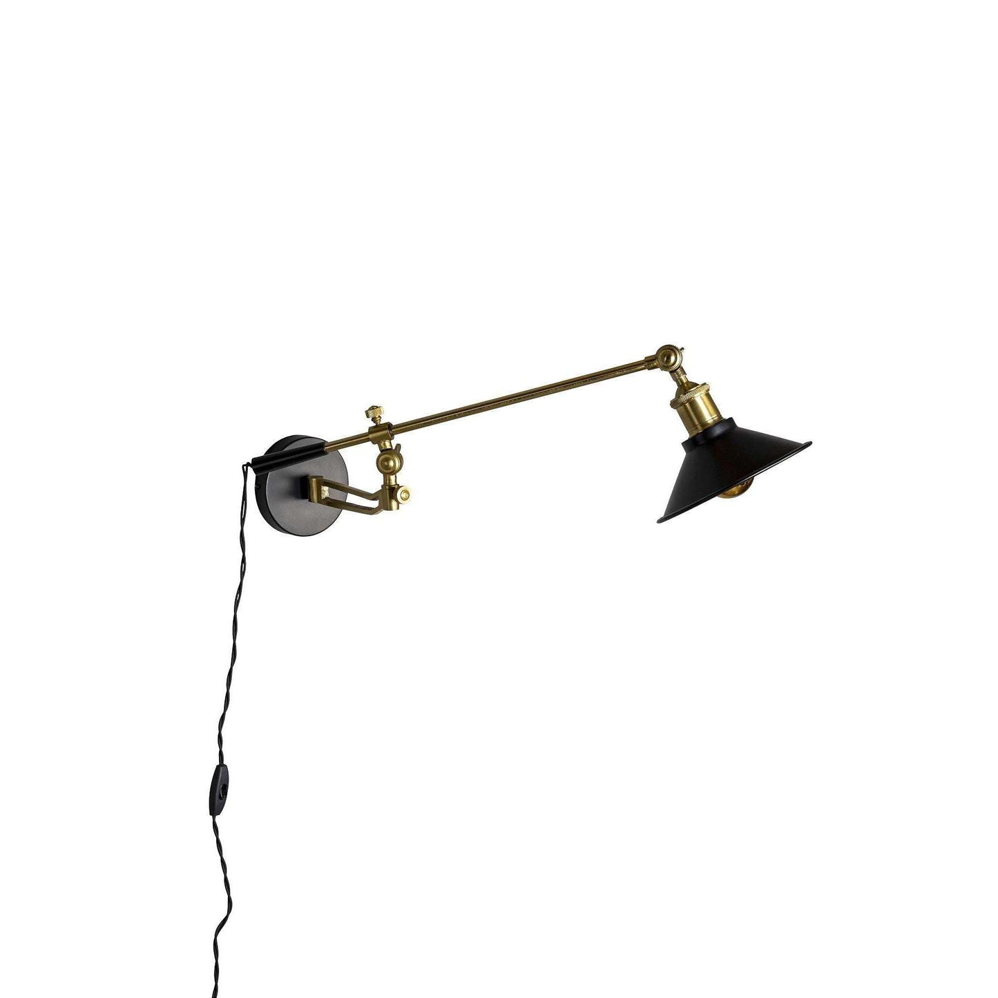 Dutchbone wandlamp penelope zwart 19 x 60 x 19 cm