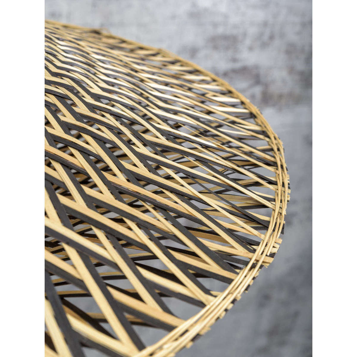 Good&Mojo Hanglamp Bali 44 cm zwart / naturel S