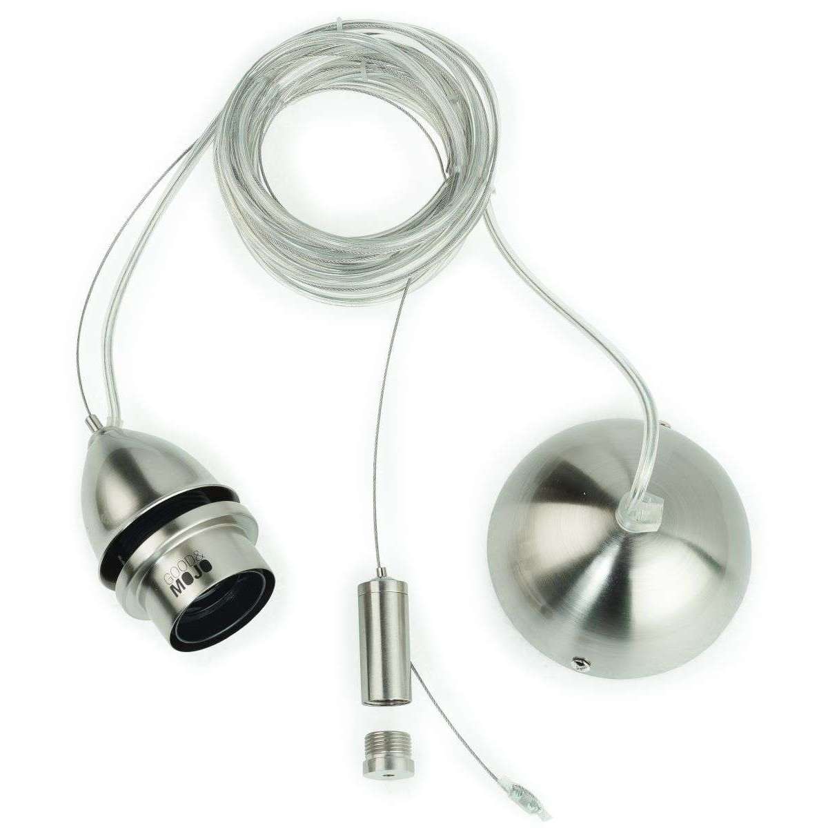 Good&Mojo Hanglamp bamboe Halong enkel donker naturel