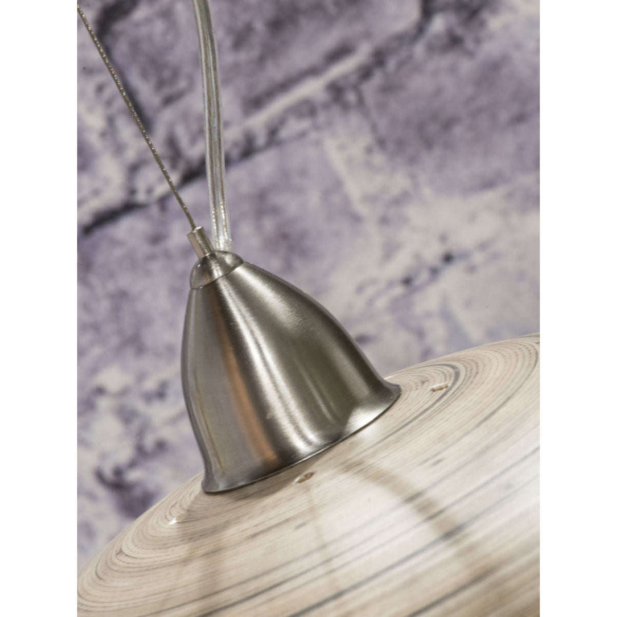 Good&Mojo Hanglamp bamboe Halong enkel donker naturel