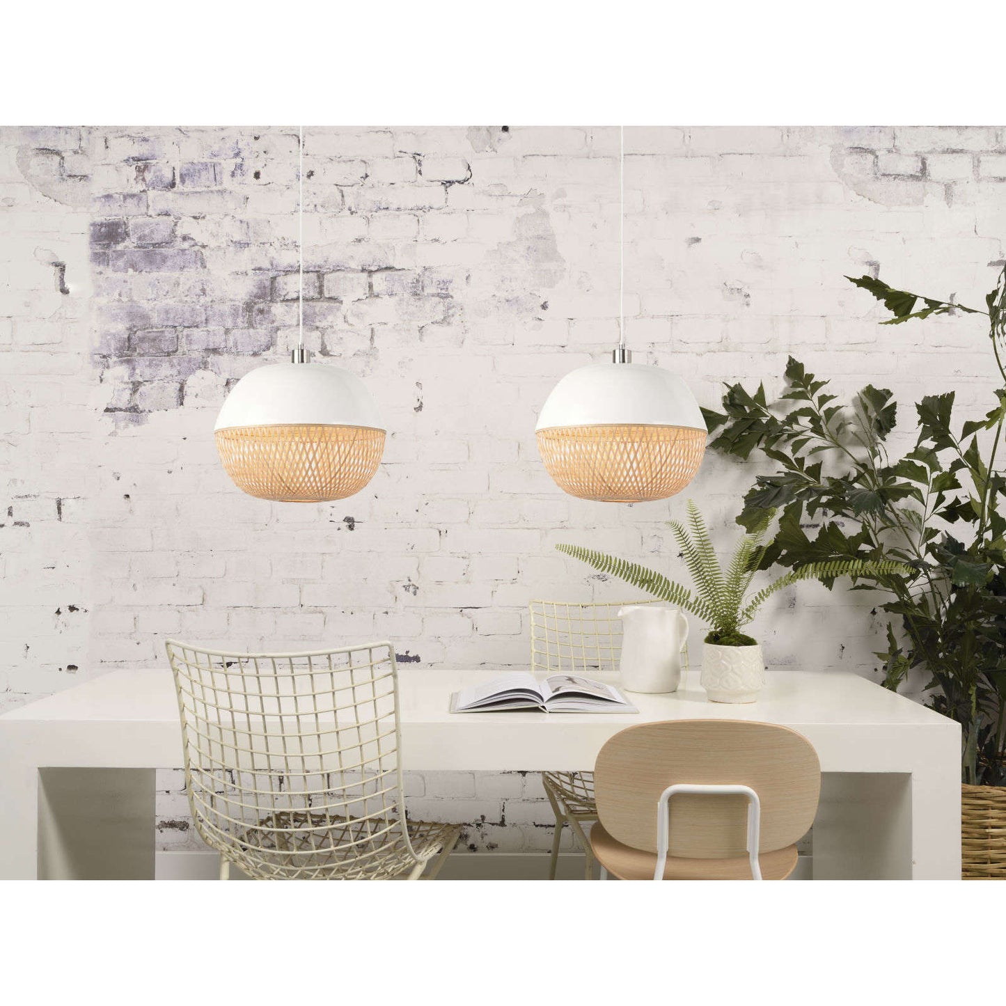 Good&Mojo Hanglamp bamboe Mekong rond