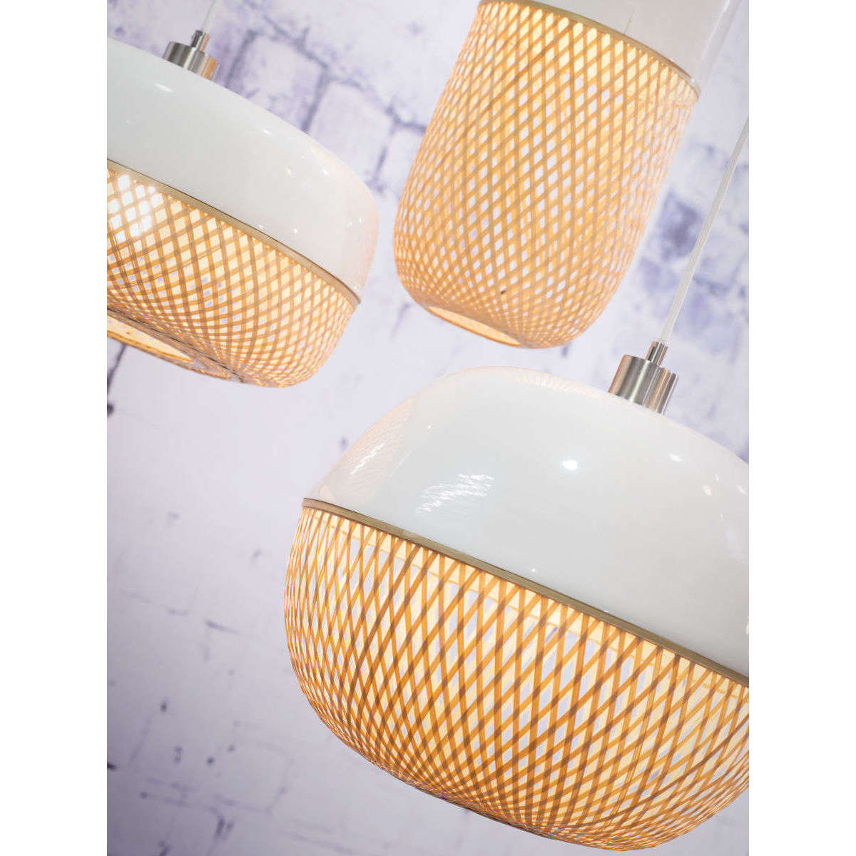 Good&Mojo Hanglamp bamboe Mekong rond