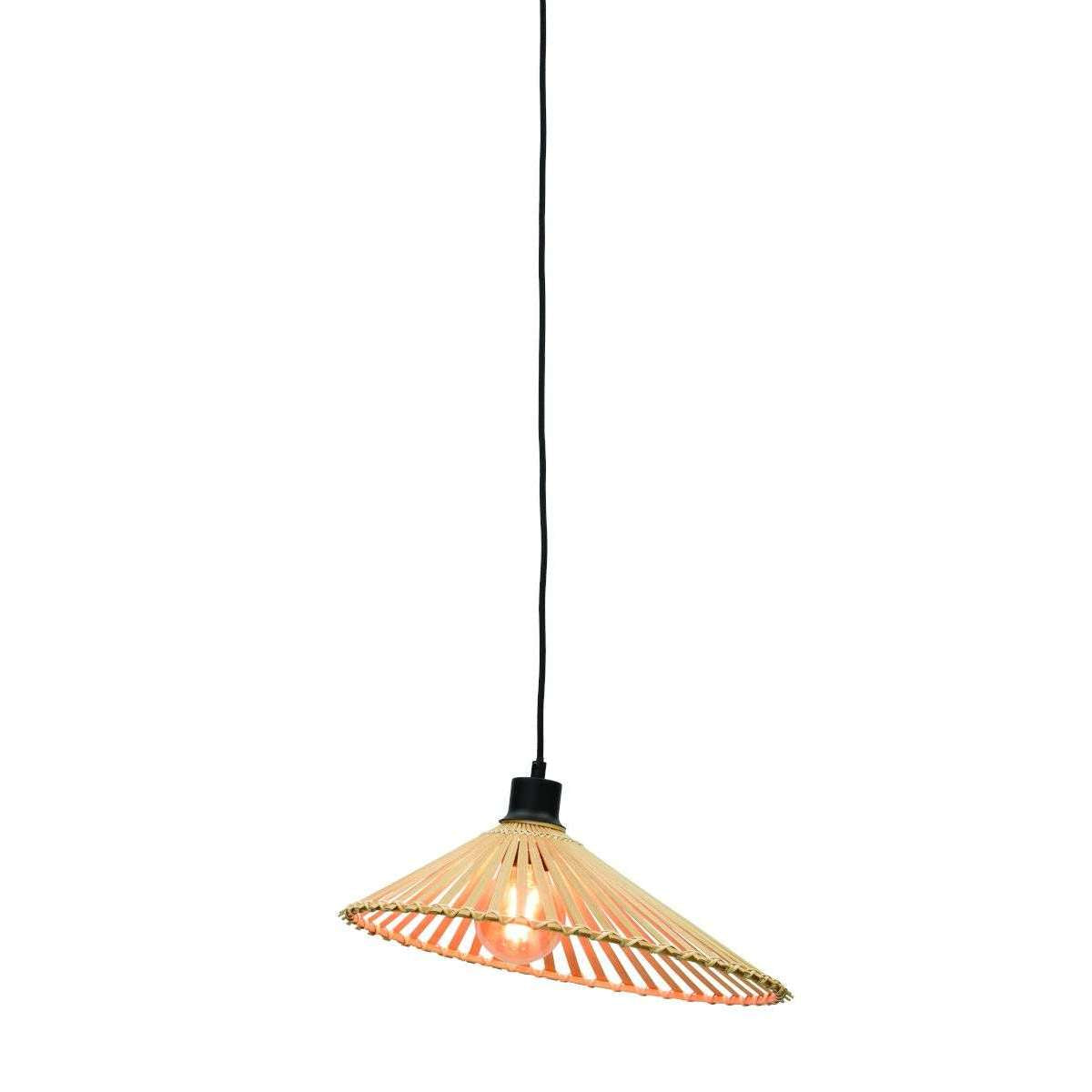 Good&Mojo Hanglamp Bromo asymetrisch 40 cm naturel S