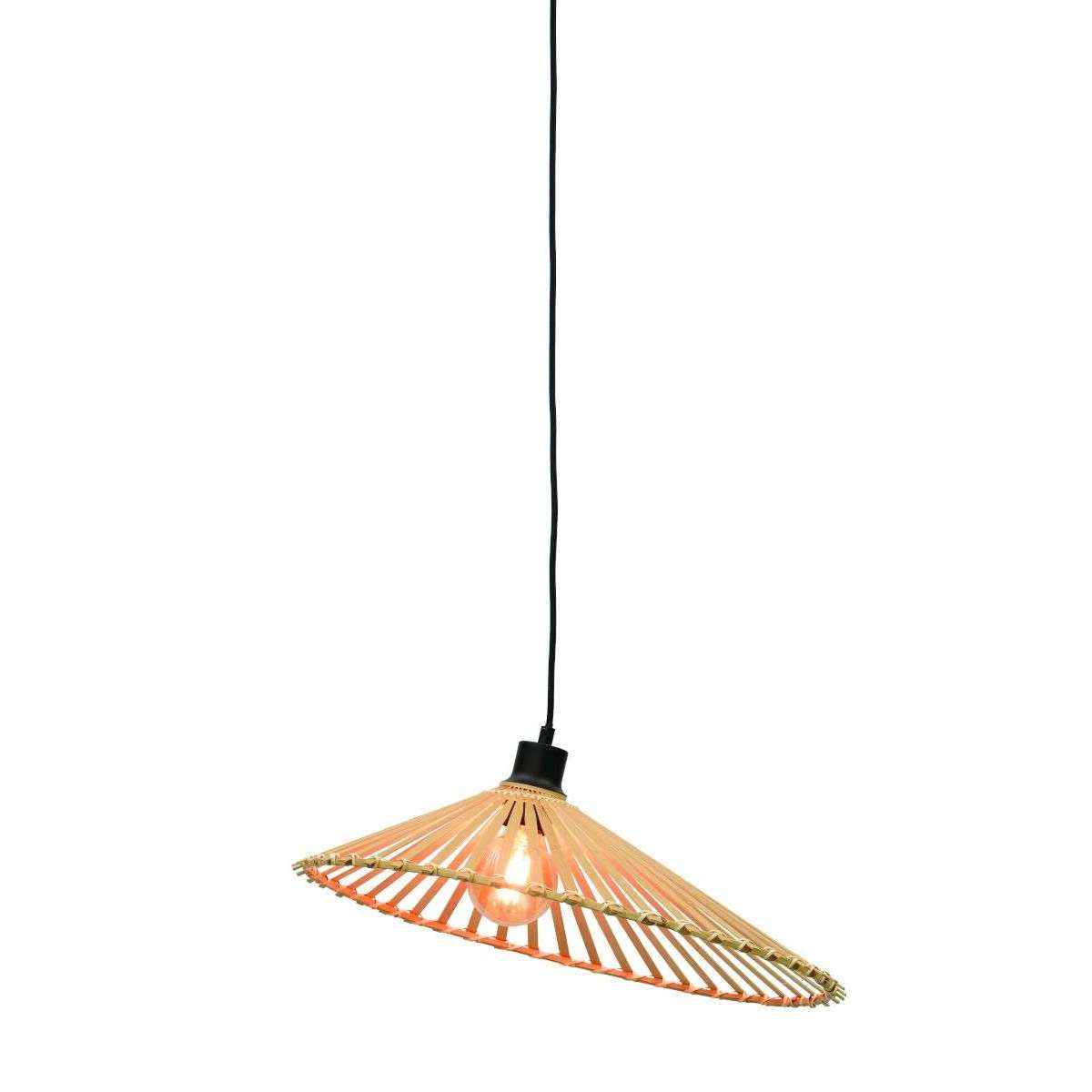Good&Mojo Hanglamp Bromo asymetrisch 50 cm naturel M