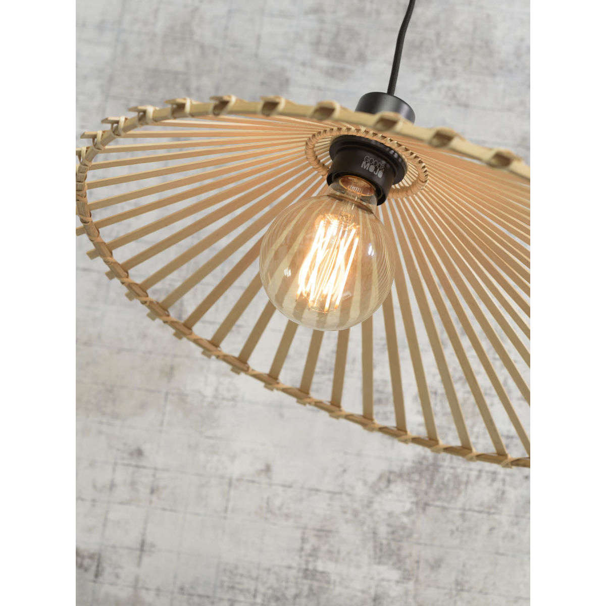 Good&Mojo Hanglamp Bromo asymetrisch 60 cm naturel L