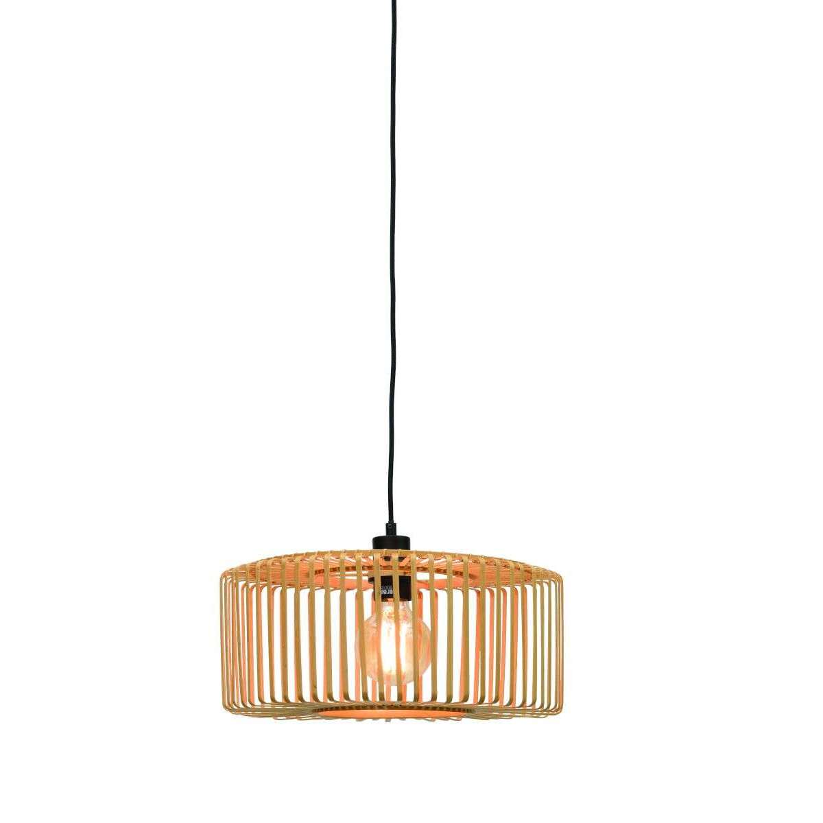 Good&Mojo Hanglamp Bromo rond 40 cm naturel S