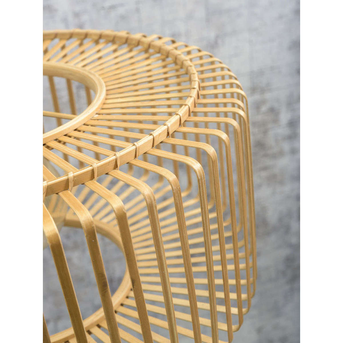 Good&Mojo Hanglamp Bromo rond 40 cm naturel S