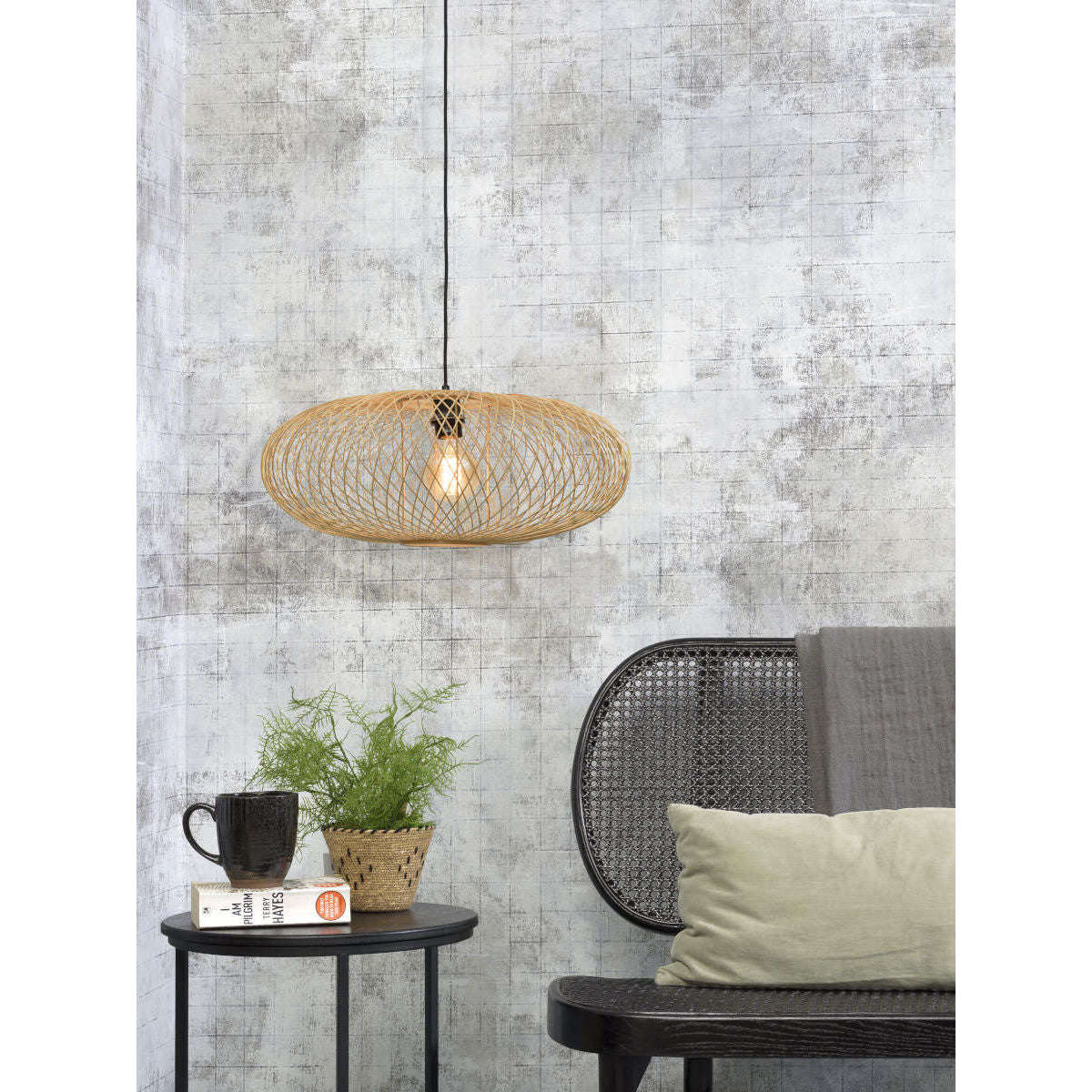 Good&Mojo Hanglamp Cango 60 cm naturel