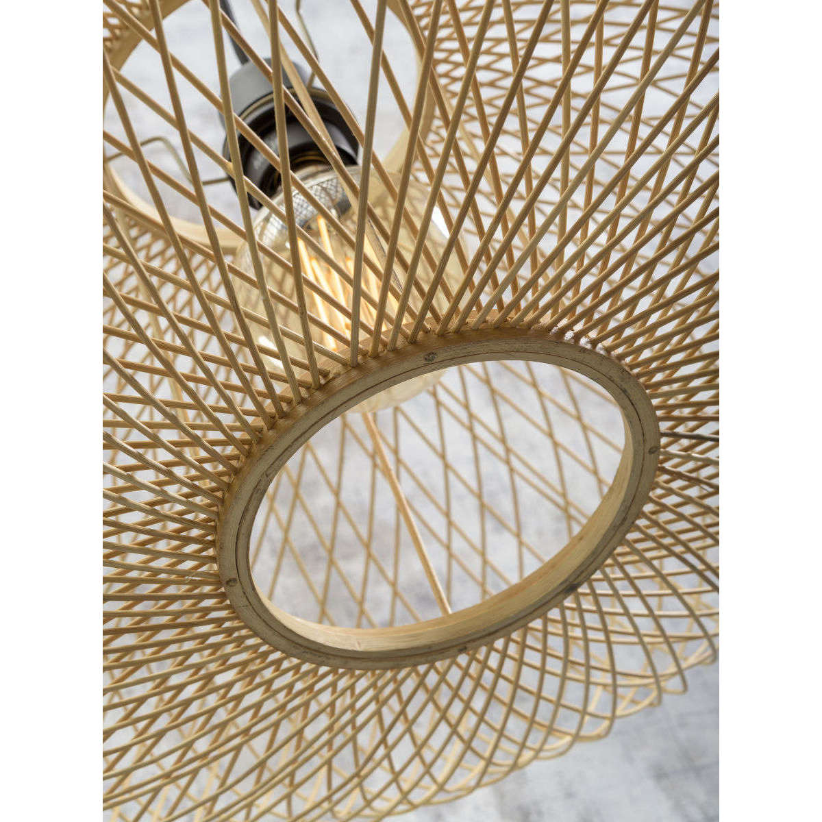 Good&Mojo Hanglamp Cango 60 cm naturel