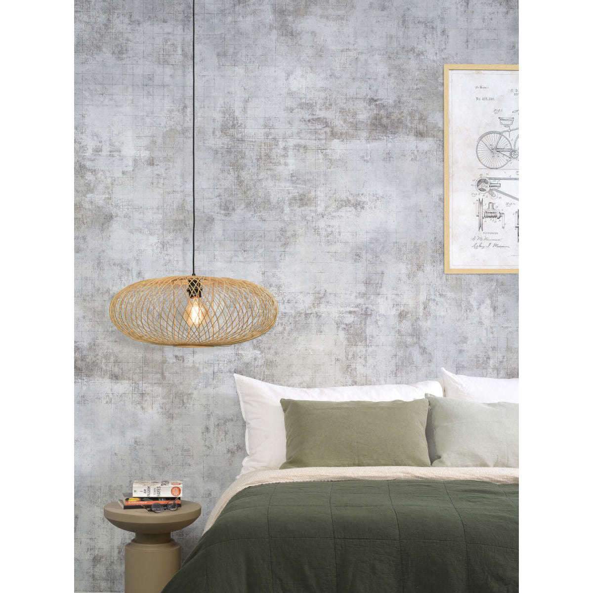 Good&Mojo Hanglamp Cango 60 cm naturel