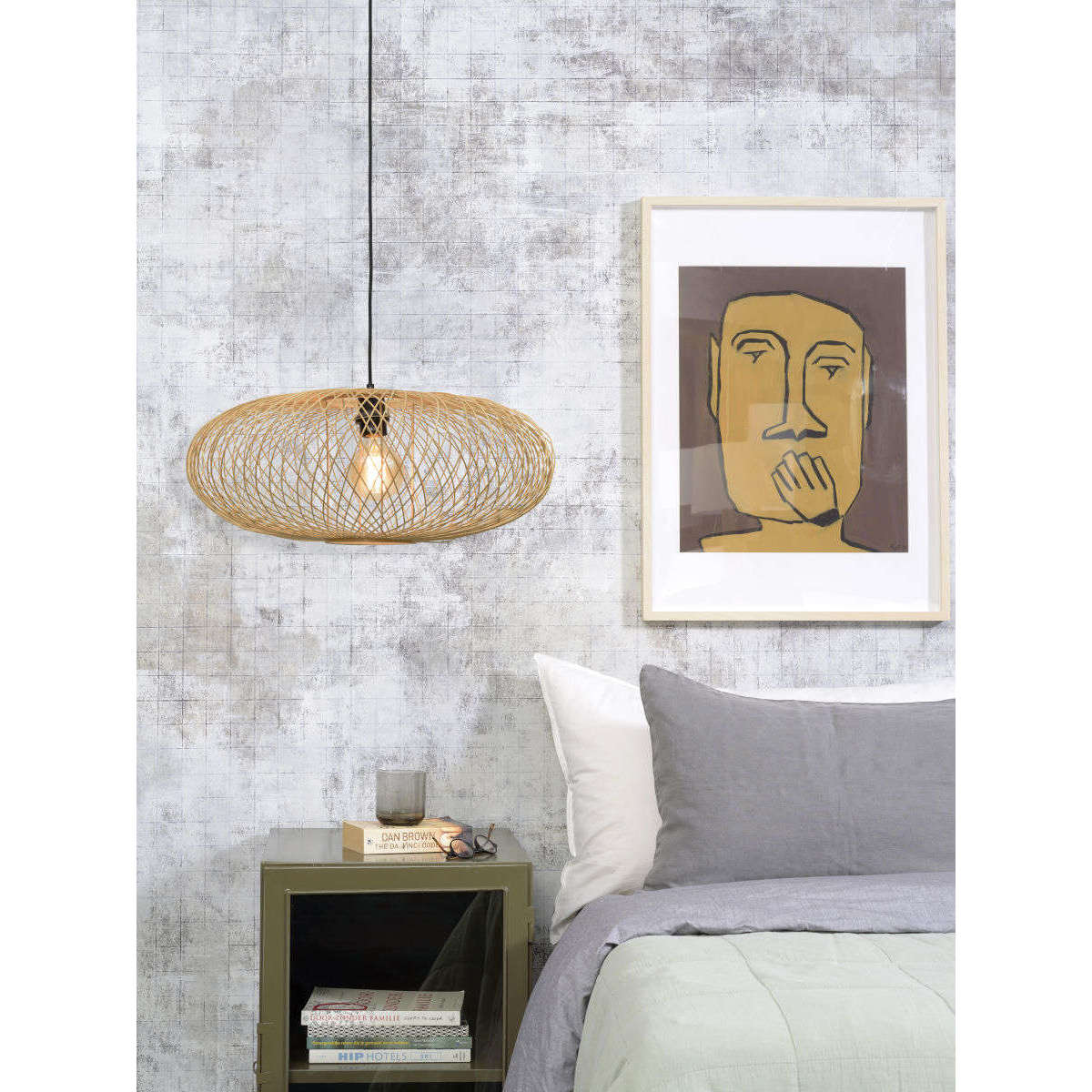 Good&Mojo Hanglamp Cango 60 cm naturel