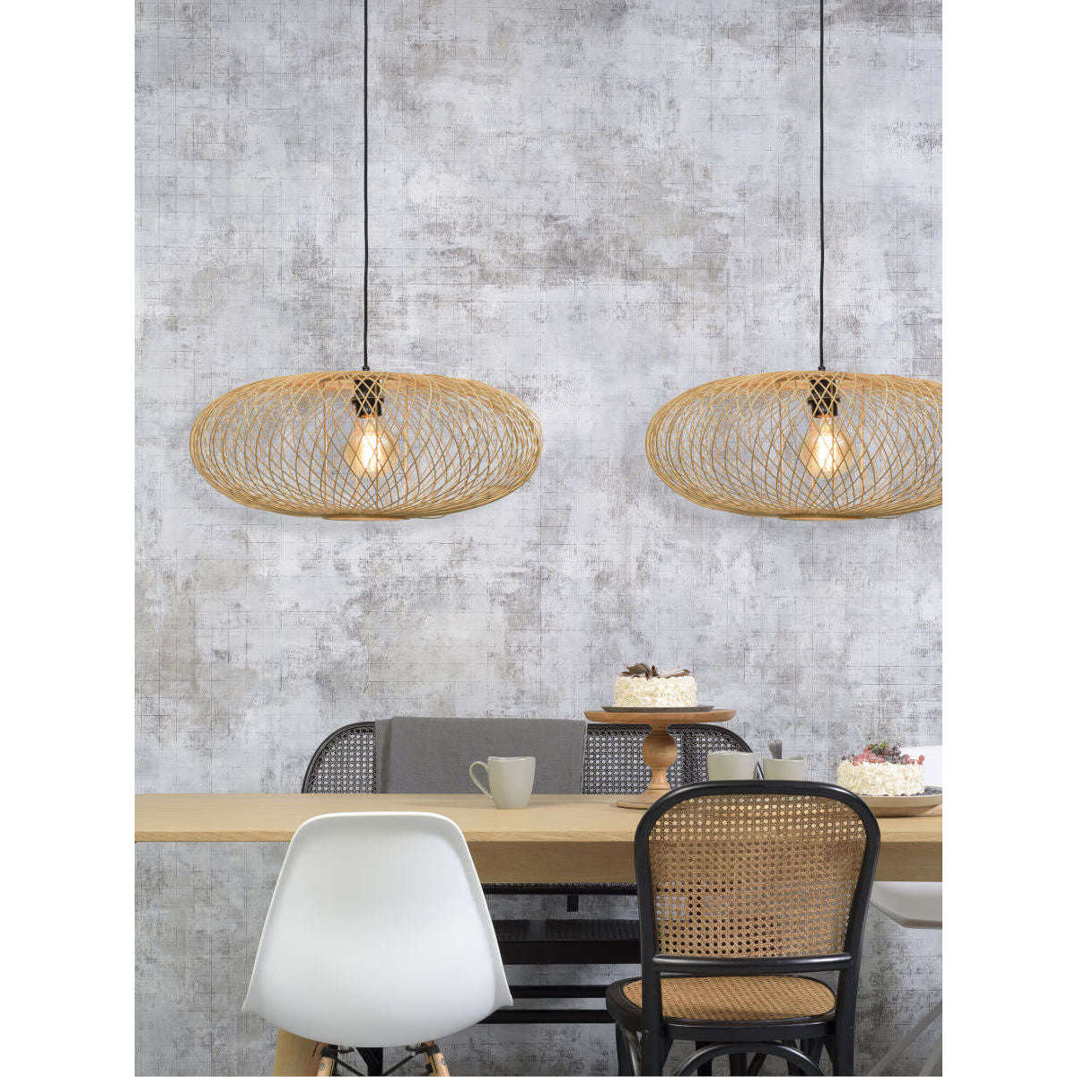 Good&Mojo Hanglamp Cango 60 cm naturel