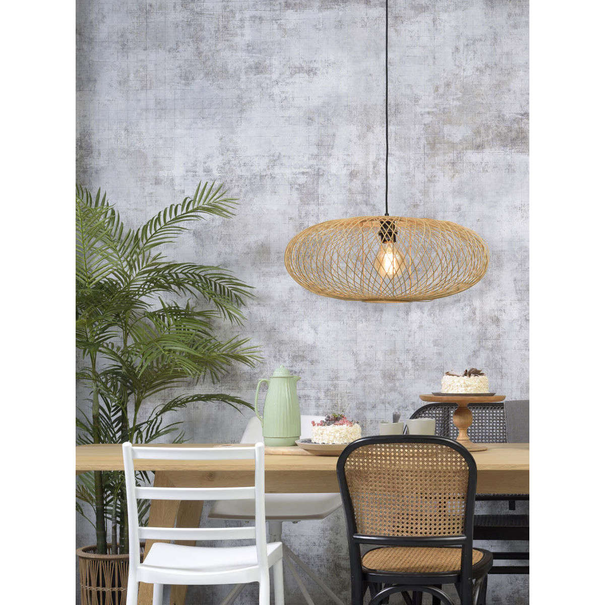 Good&Mojo Hanglamp Cango 60 cm naturel