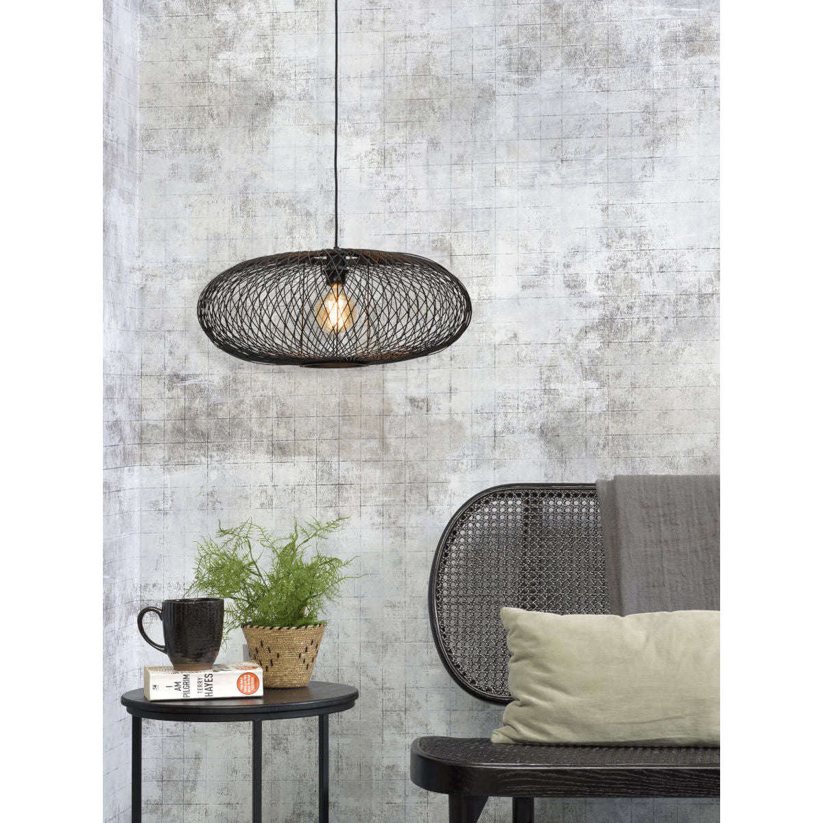 Good&Mojo Hanglamp Cango 60 cm zwart