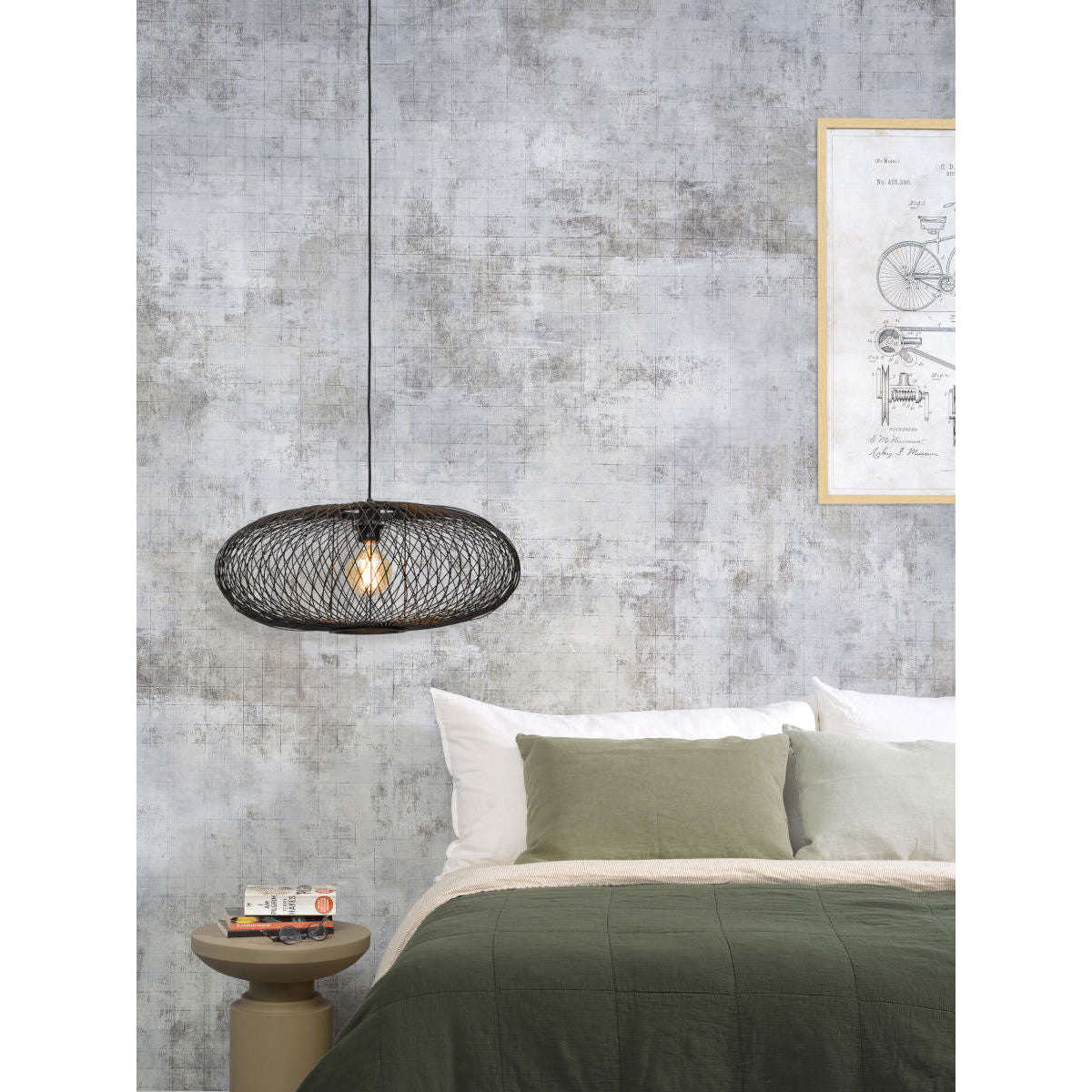 Good&Mojo Hanglamp Cango 60 cm zwart