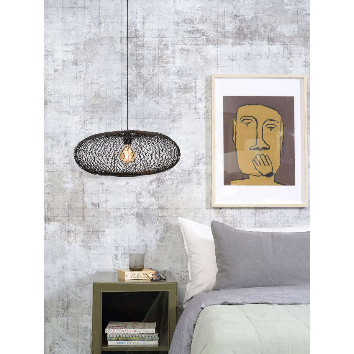 Good&Mojo Hanglamp Cango 60 cm zwart