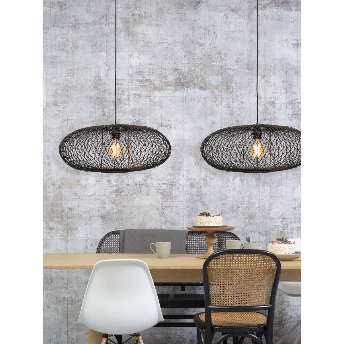 Good&Mojo Hanglamp Cango 60 cm zwart
