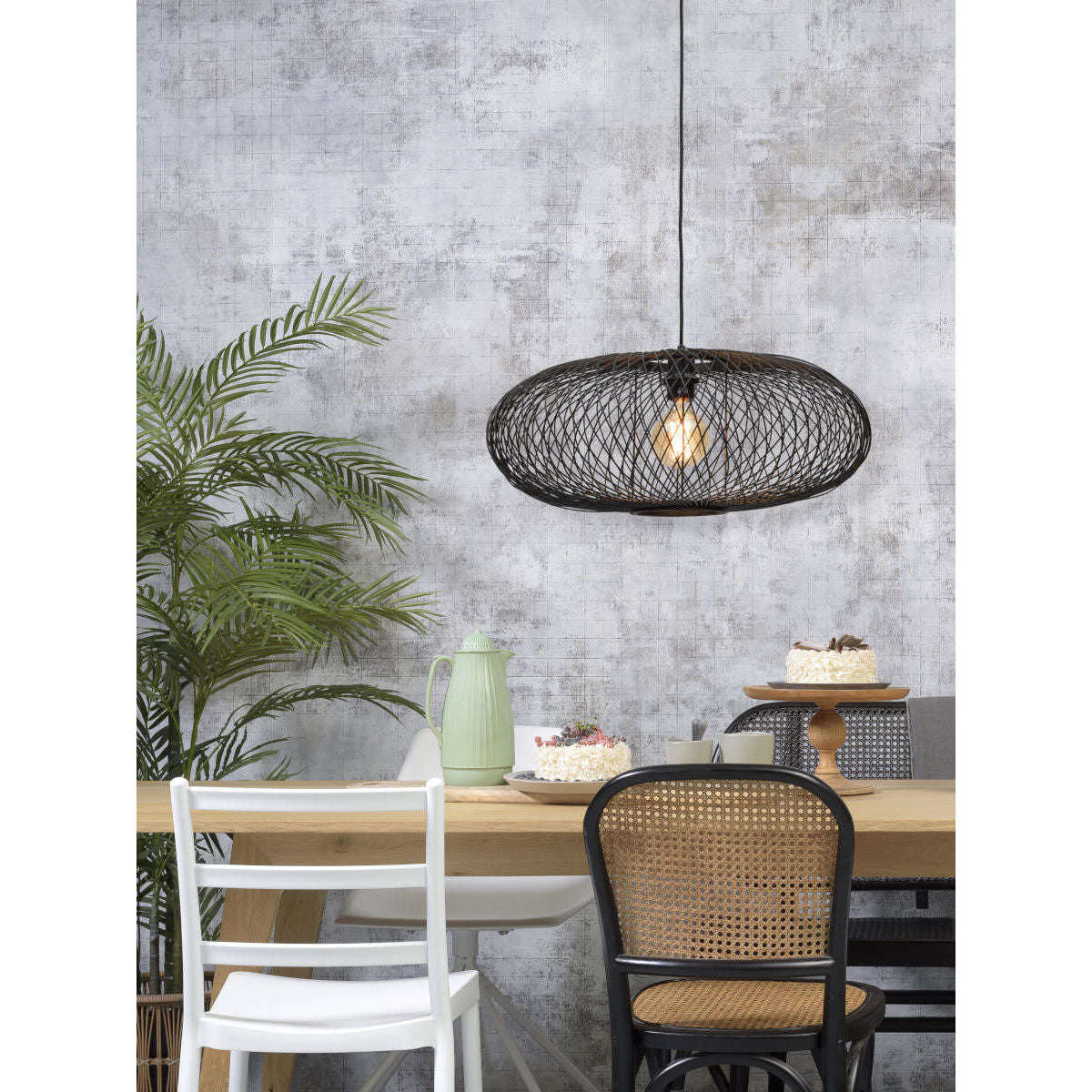 Good&Mojo Hanglamp Cango 60 cm zwart