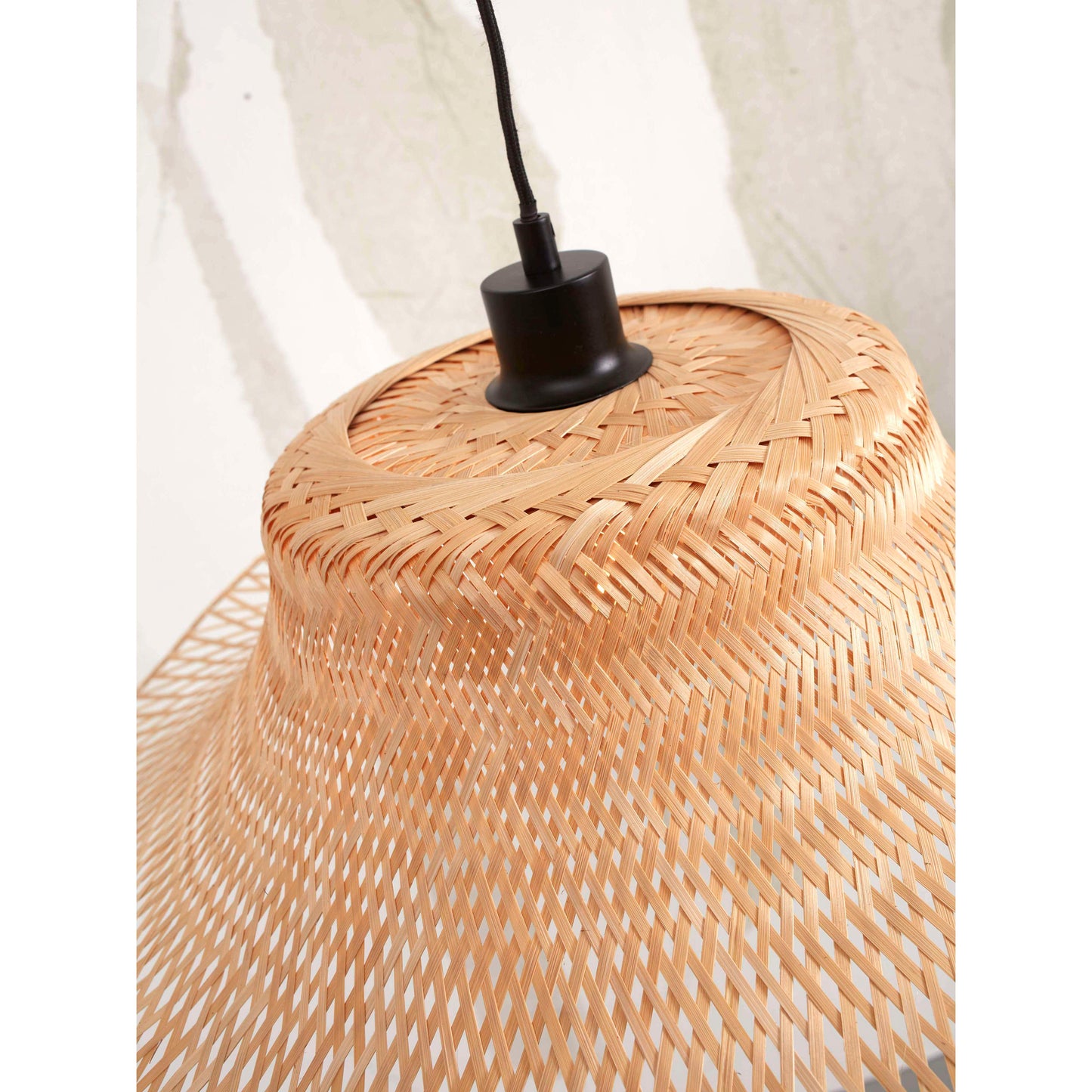 GOOD&MOJO hanglamp ibiza wavy 65 cm L naturel