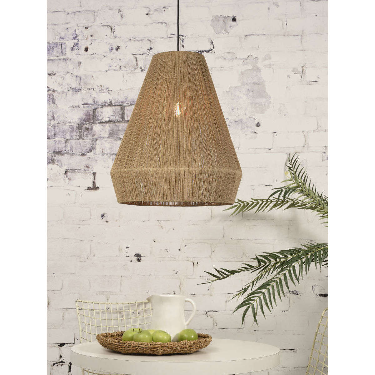 Good&Mojo Hanglamp Iguazu jute naturel L