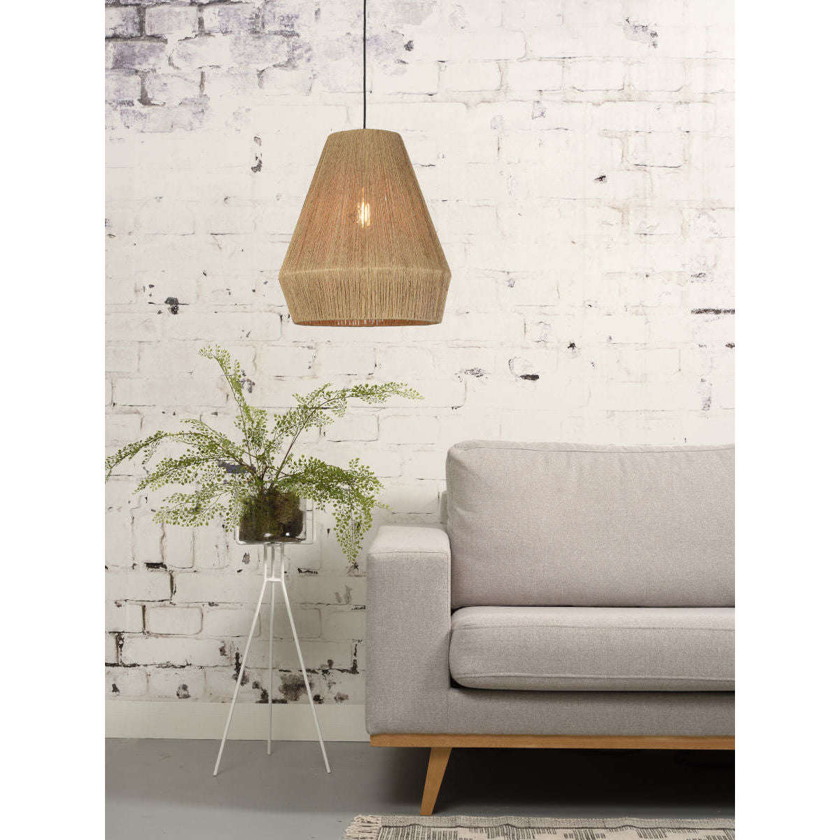 Good&Mojo Hanglamp Iguazu jute naturel S