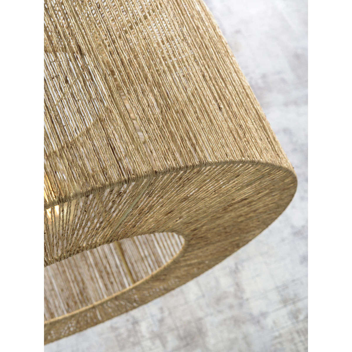 Good&Mojo Hanglamp Iguazu rond / recht 50 cm S