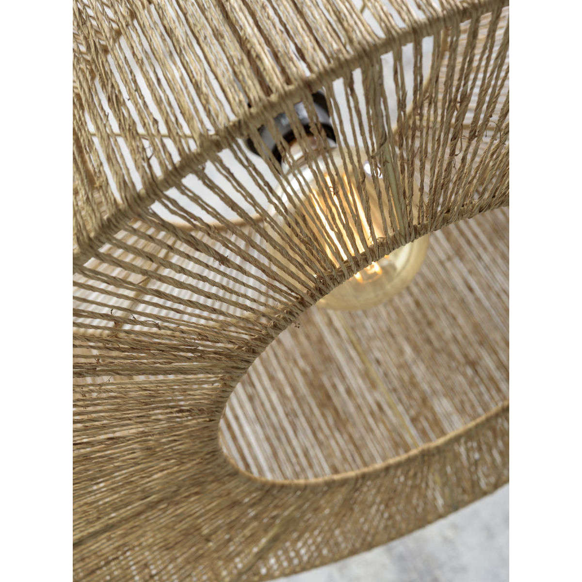 Good&Mojo Hanglamp Iguazu rond / recht 50 cm S
