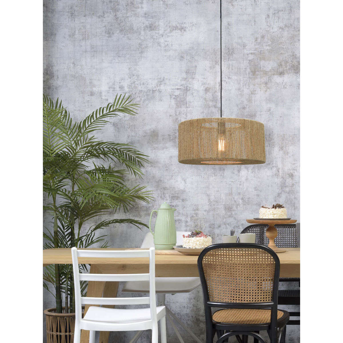 Good&Mojo Hanglamp Iguazu rond / recht 50 cm S