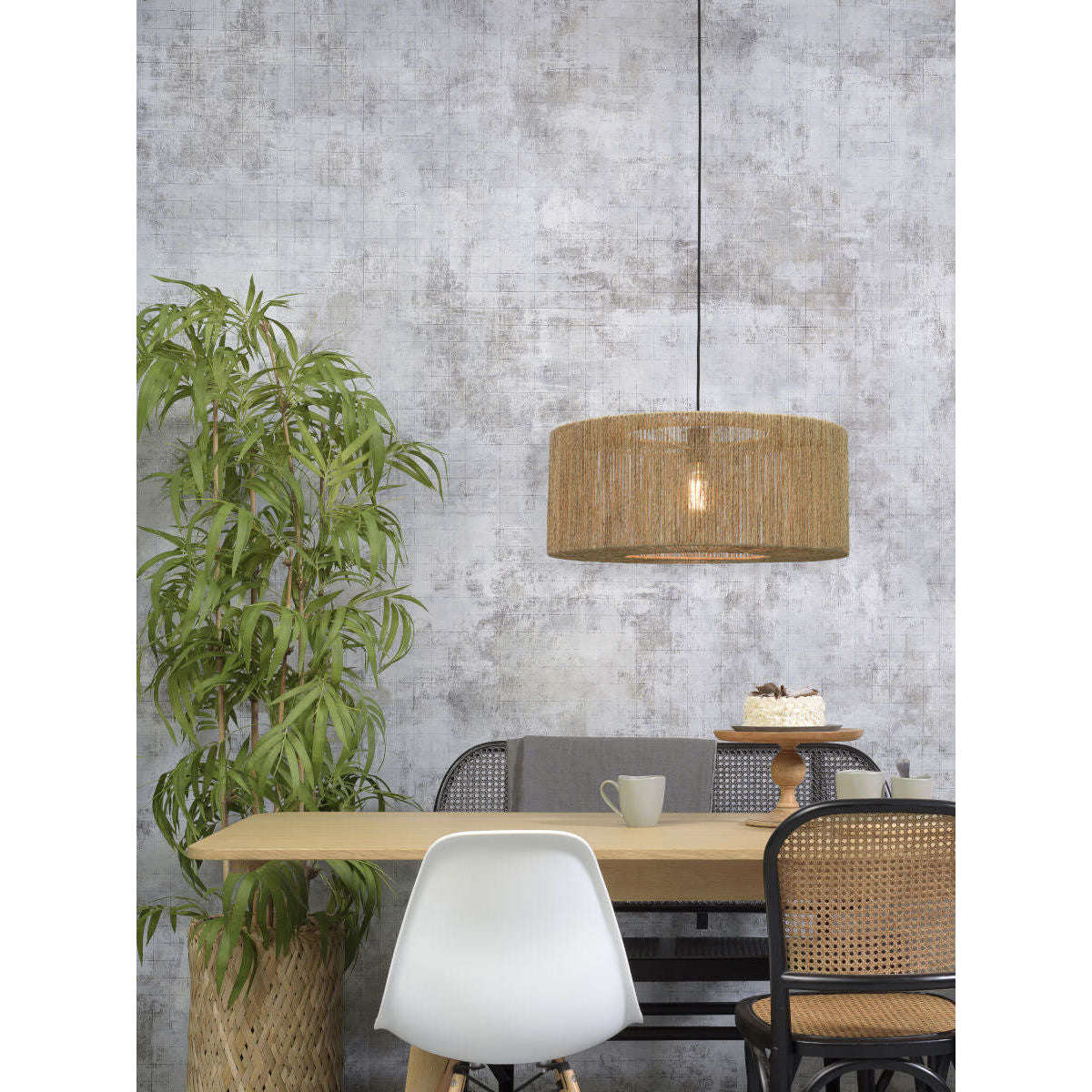 Good&Mojo Hanglamp Iguazu rond / recht 60 cm L