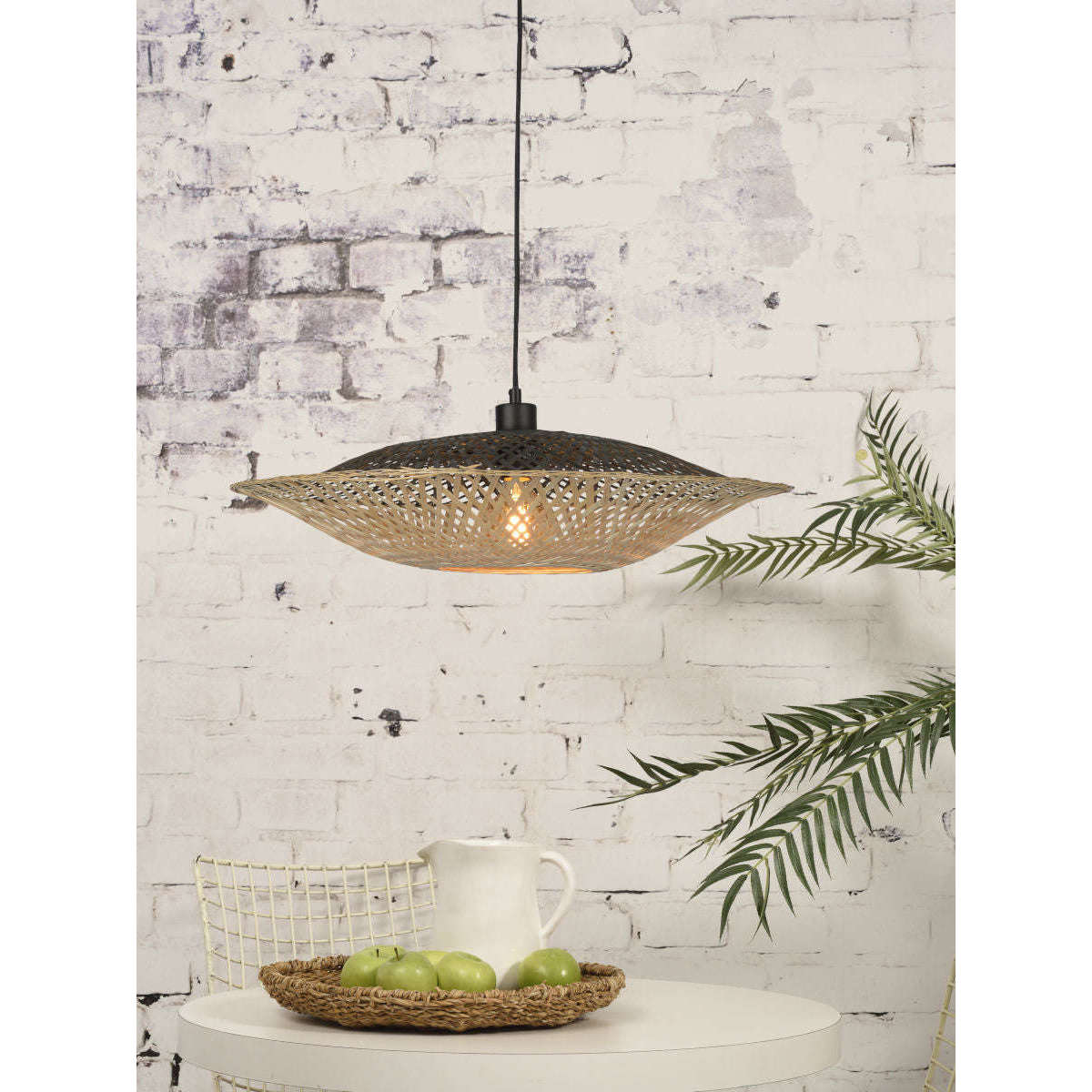 Good&Mojo Hanglamp Kalimantan bamboe plat M