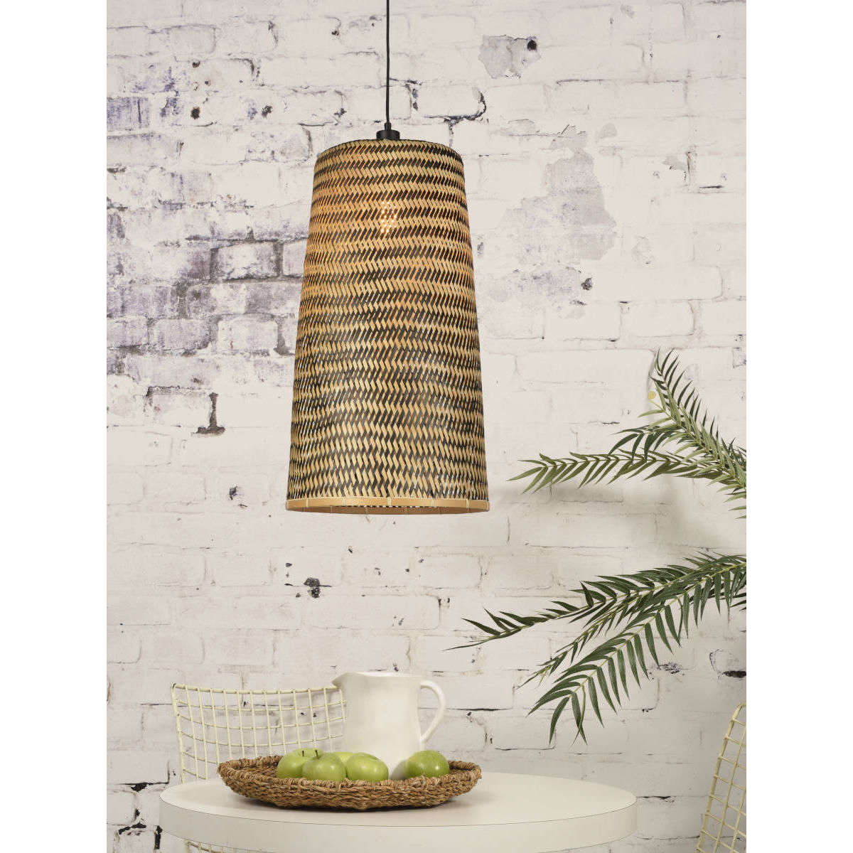 Good&Mojo Hanglamp Kalimantan bamboe / taps L