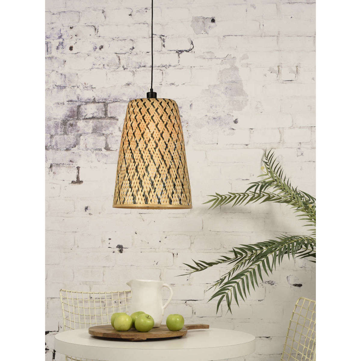 Good&Mojo Hanglamp Kalimantan bamboe / taps S