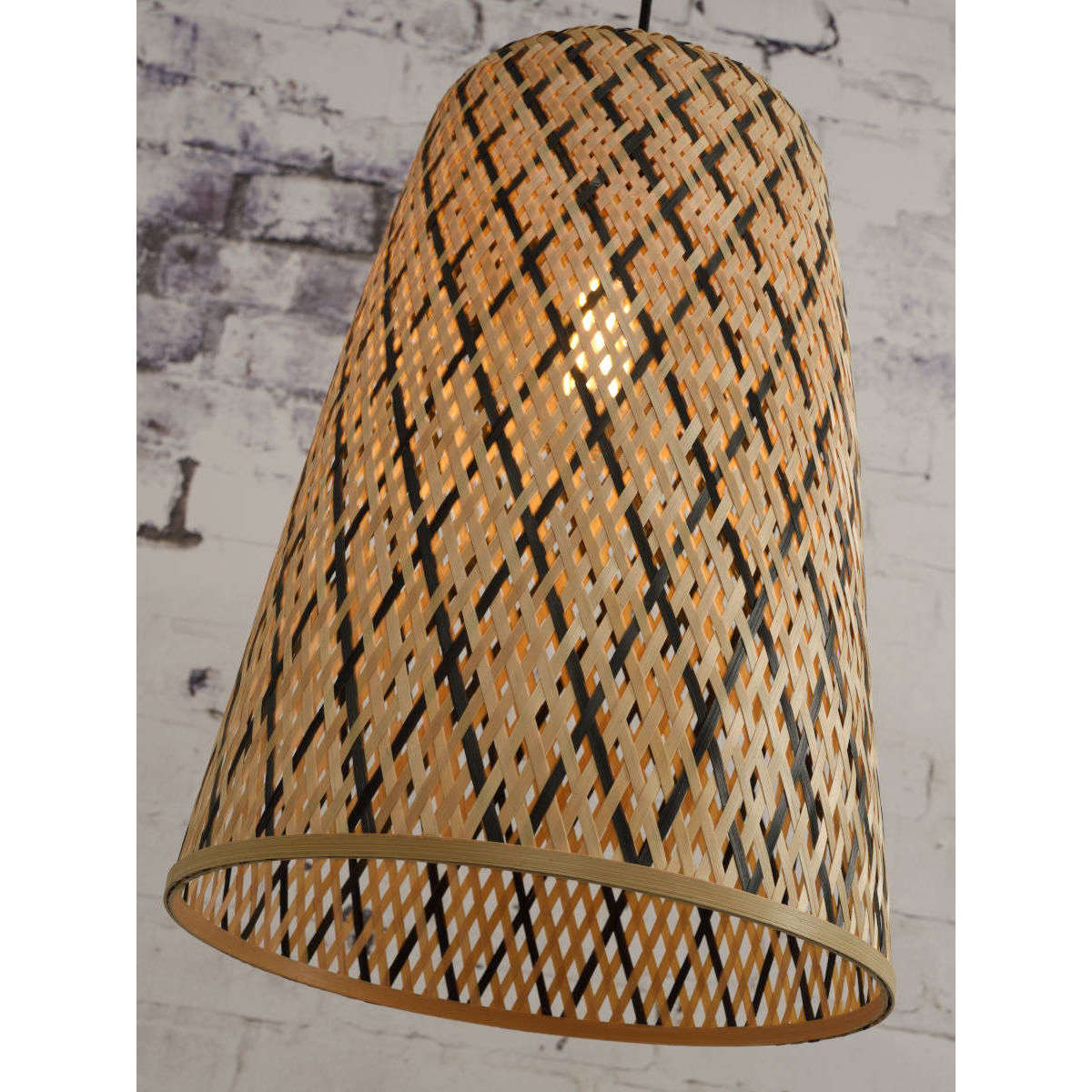 Good&Mojo Hanglamp Kalimantan bamboe / taps S