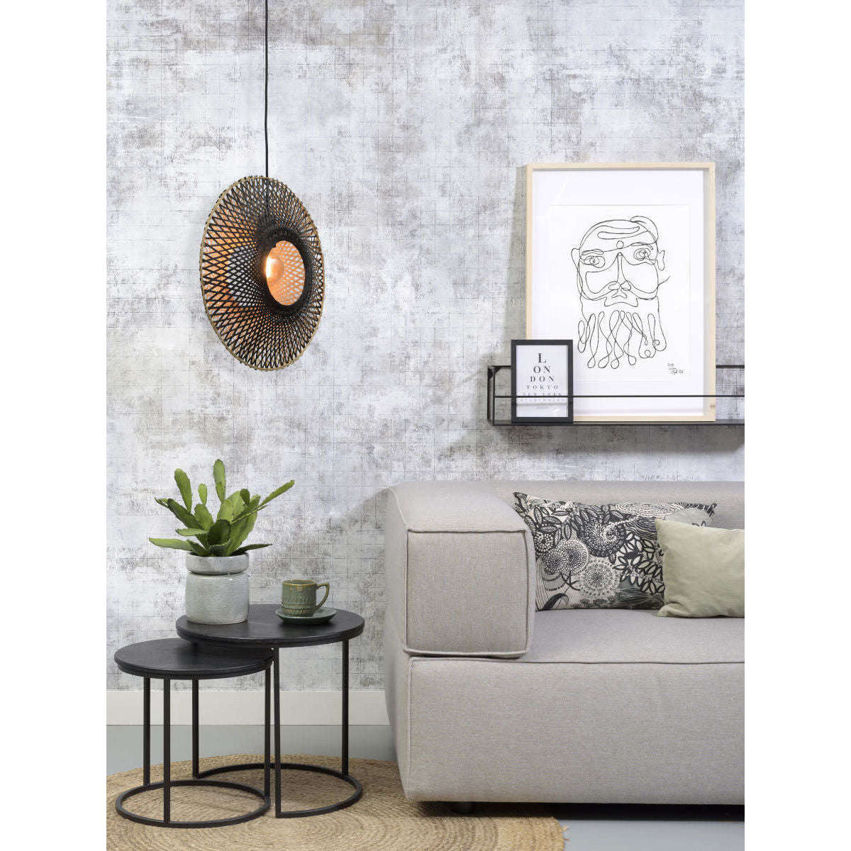 Good&Mojo Hanglamp Kalimantan / verticaal S