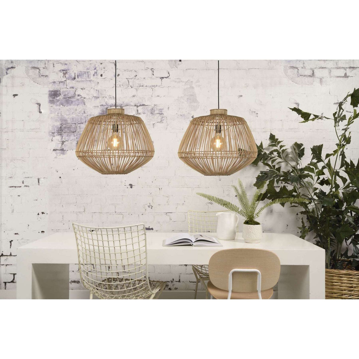 GOOD&MOJO Hanglamp Madagascar rotan naturel