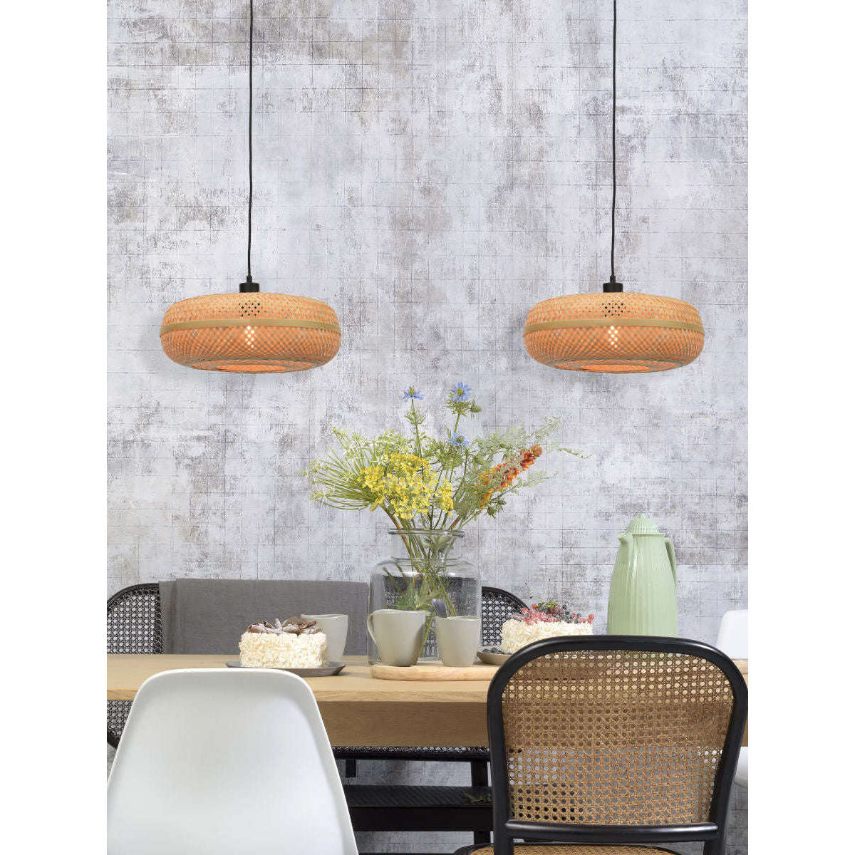 Good&Mojo Hanglamp Palawan 40 cm naturel S