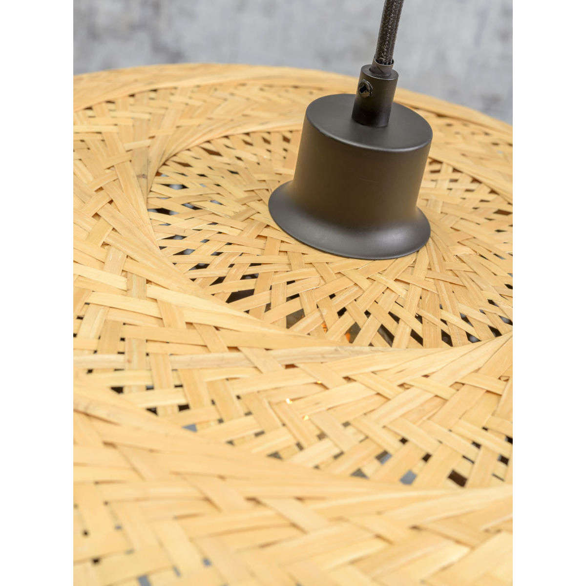 Good&Mojo Hanglamp Palawan 40 cm naturel / wit S