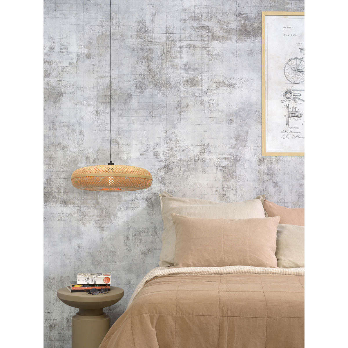 Good&Mojo Hanglamp Palawan 60 cm naturel L