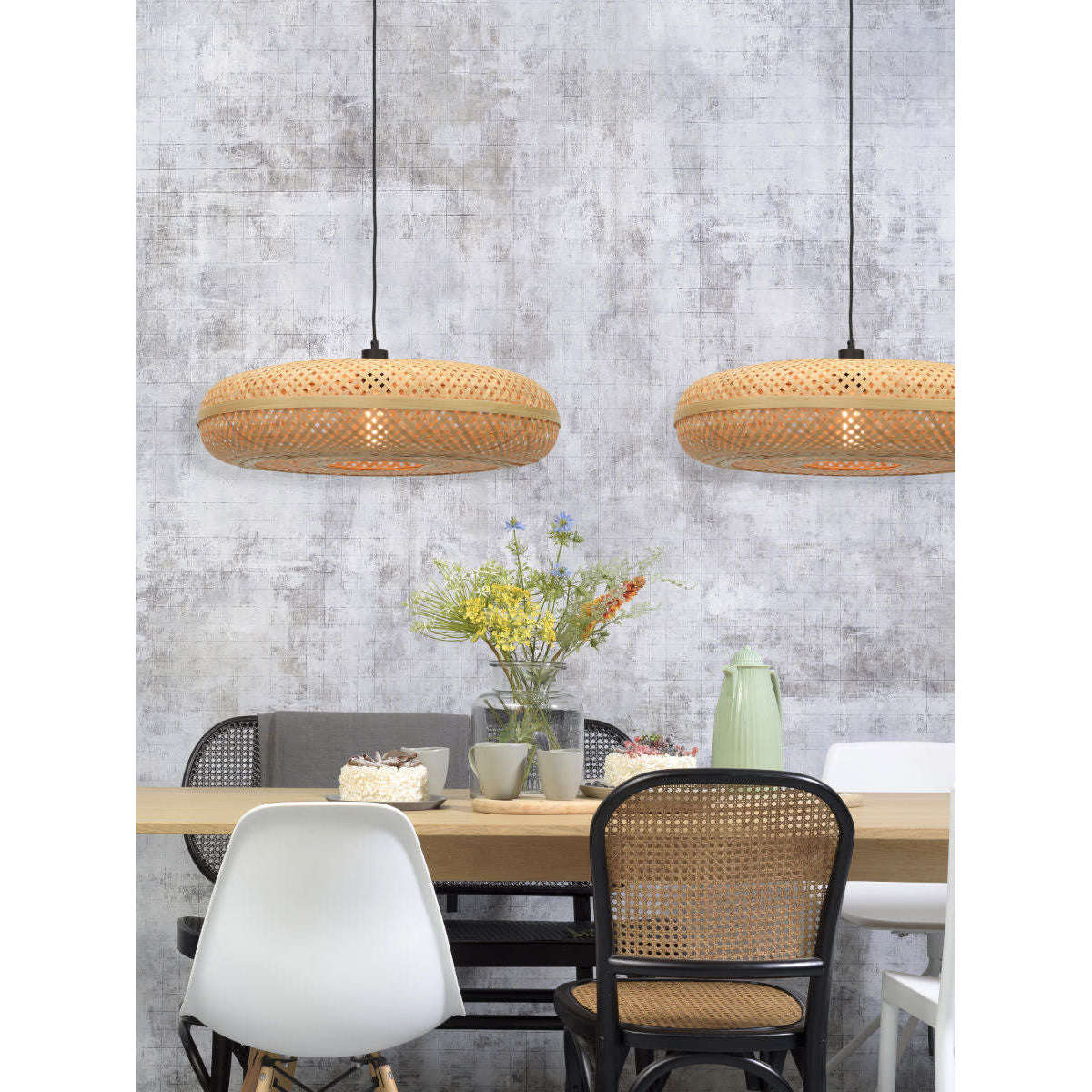 Good&Mojo Hanglamp Palawan 60 cm naturel L