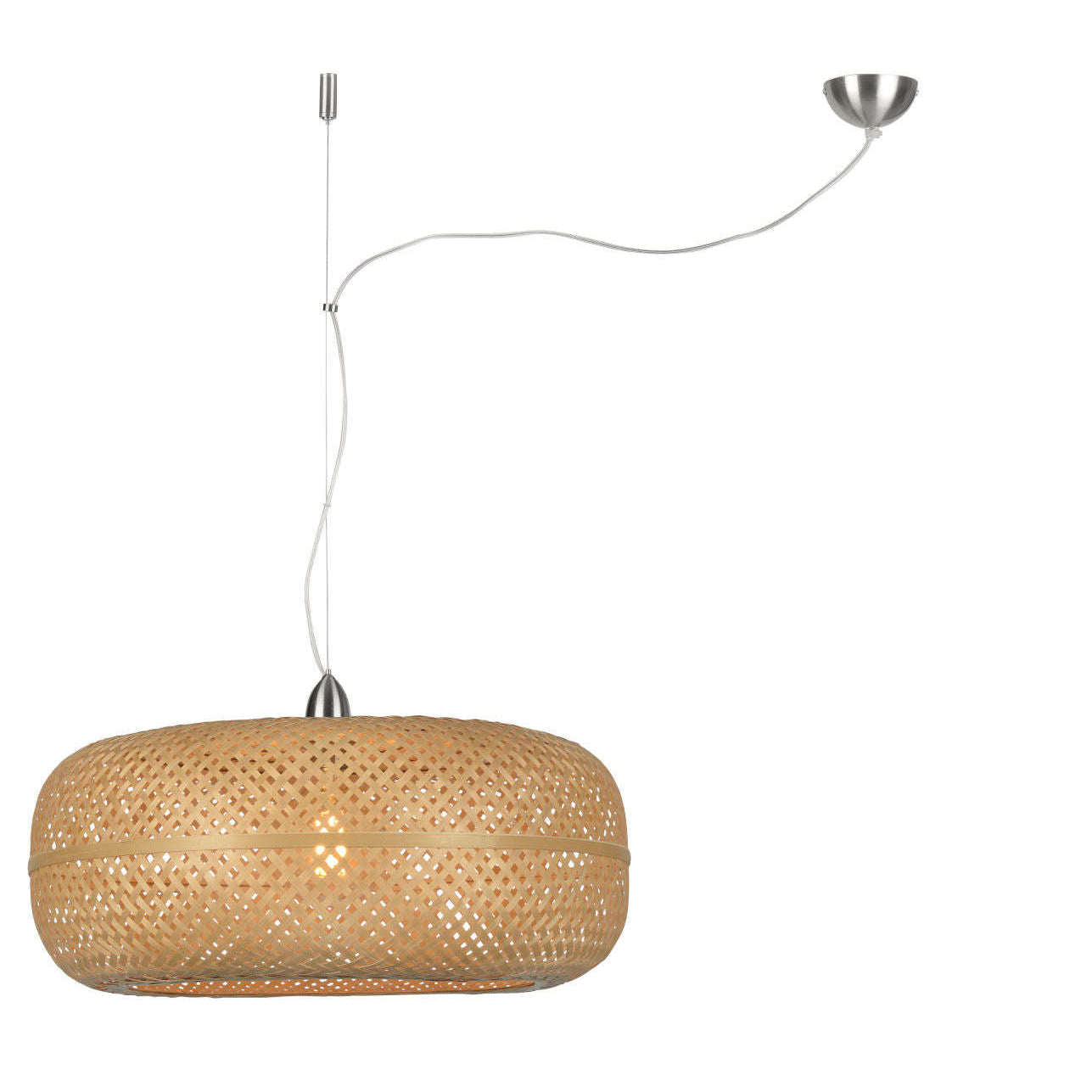 Good&Mojo Hanglamp Palawan bamboe enkel kap naturel