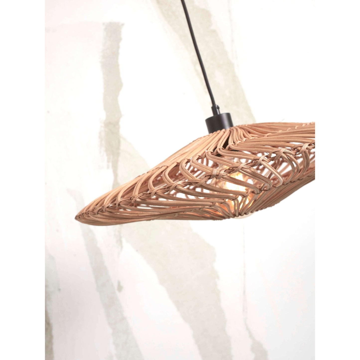 GOOD&MOJO hanglamp zanzibar plat 55 cm L naturel