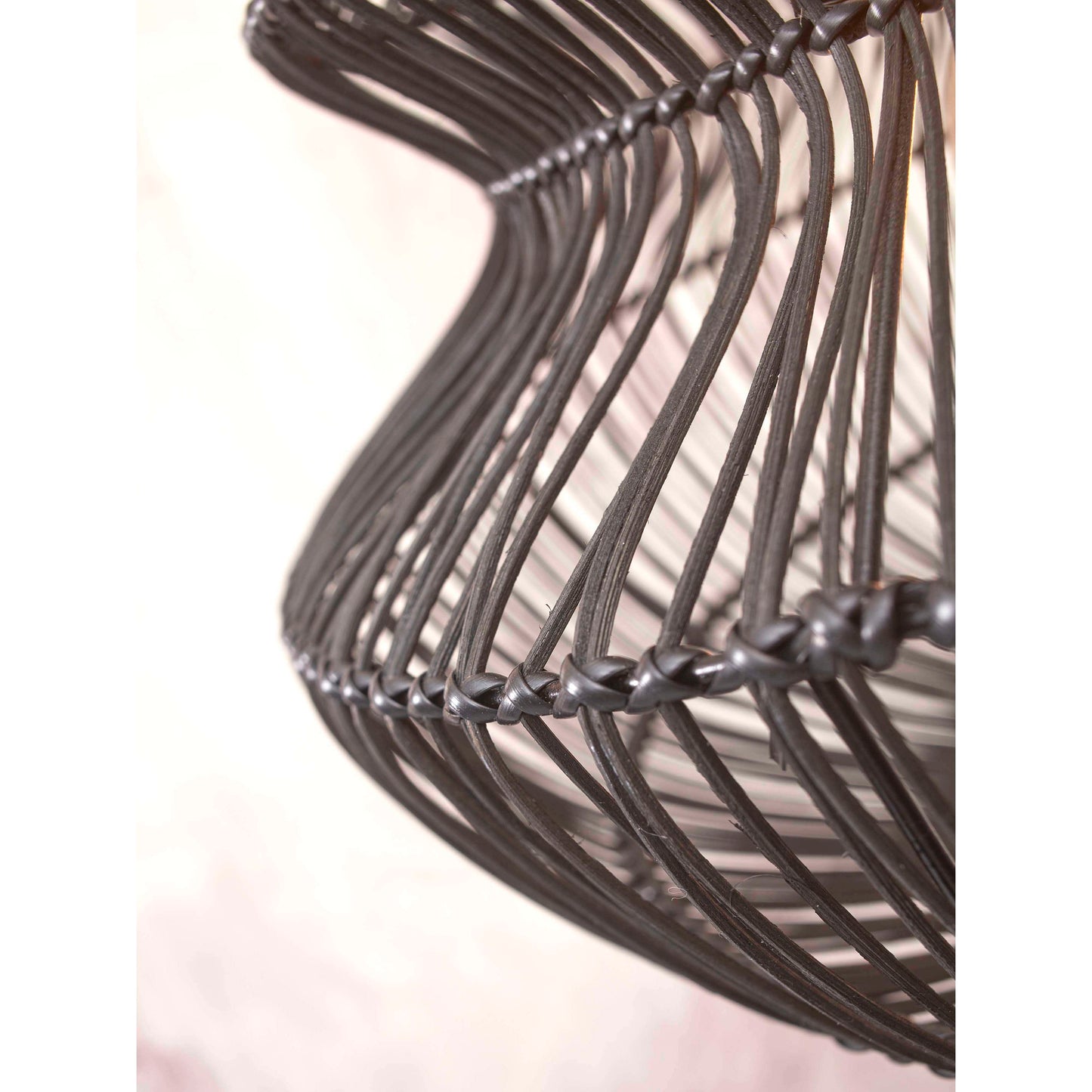 GOOD&MOJO hanglamp zanzibar rond 40 cm zwart