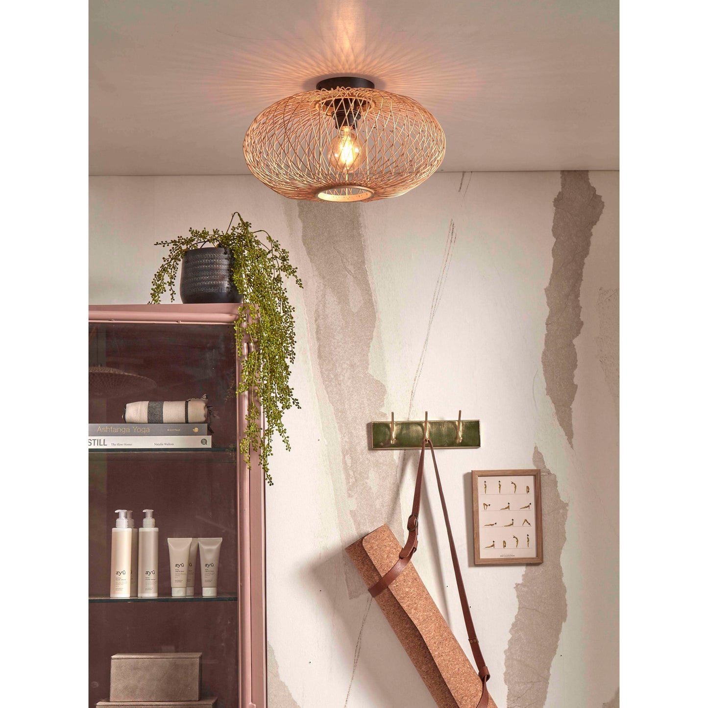 GOOD&MOJO plafonniere cango ellips 40 cm S naturel