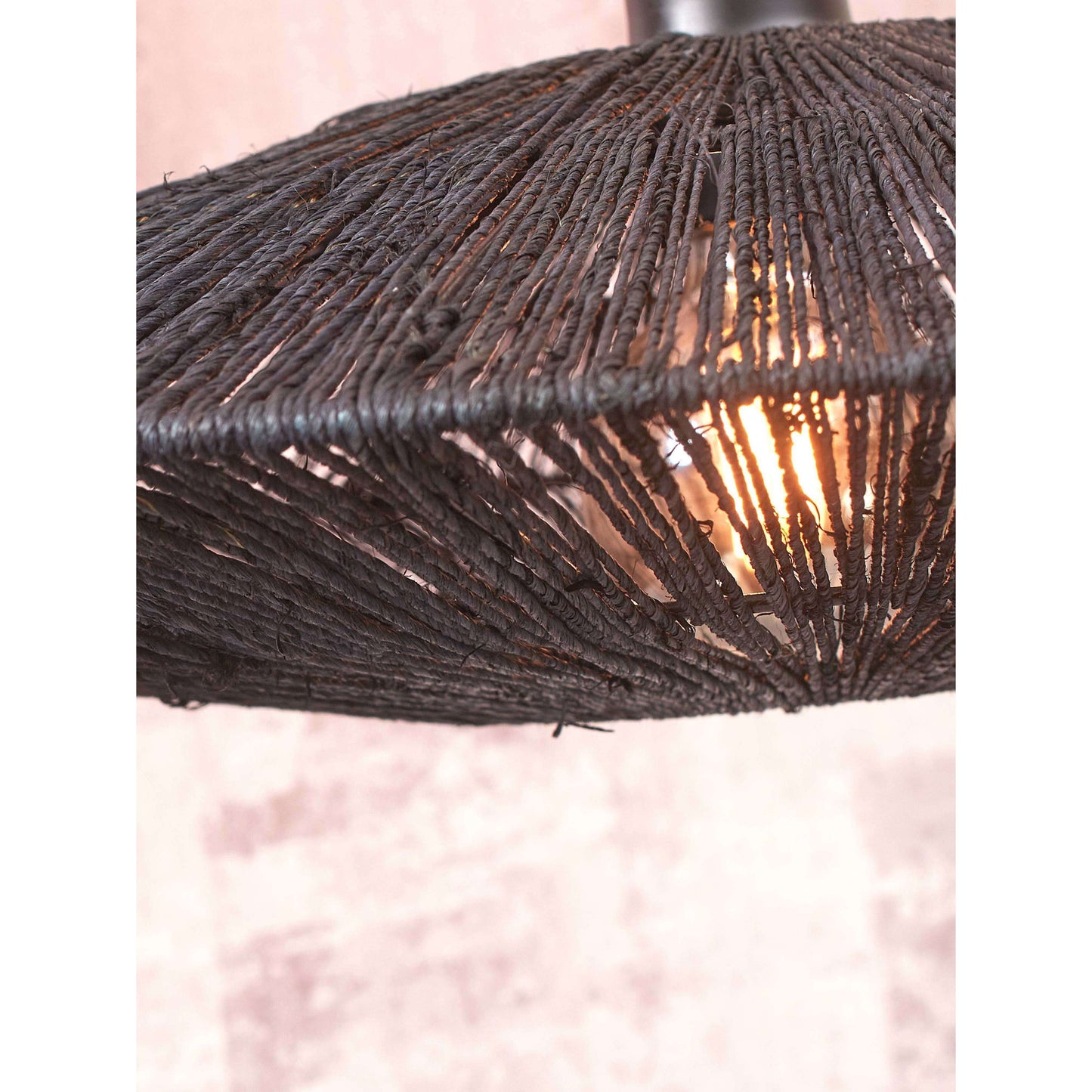 GOOD&MOJO plafonniere iguazu plat 40 cm S zwart