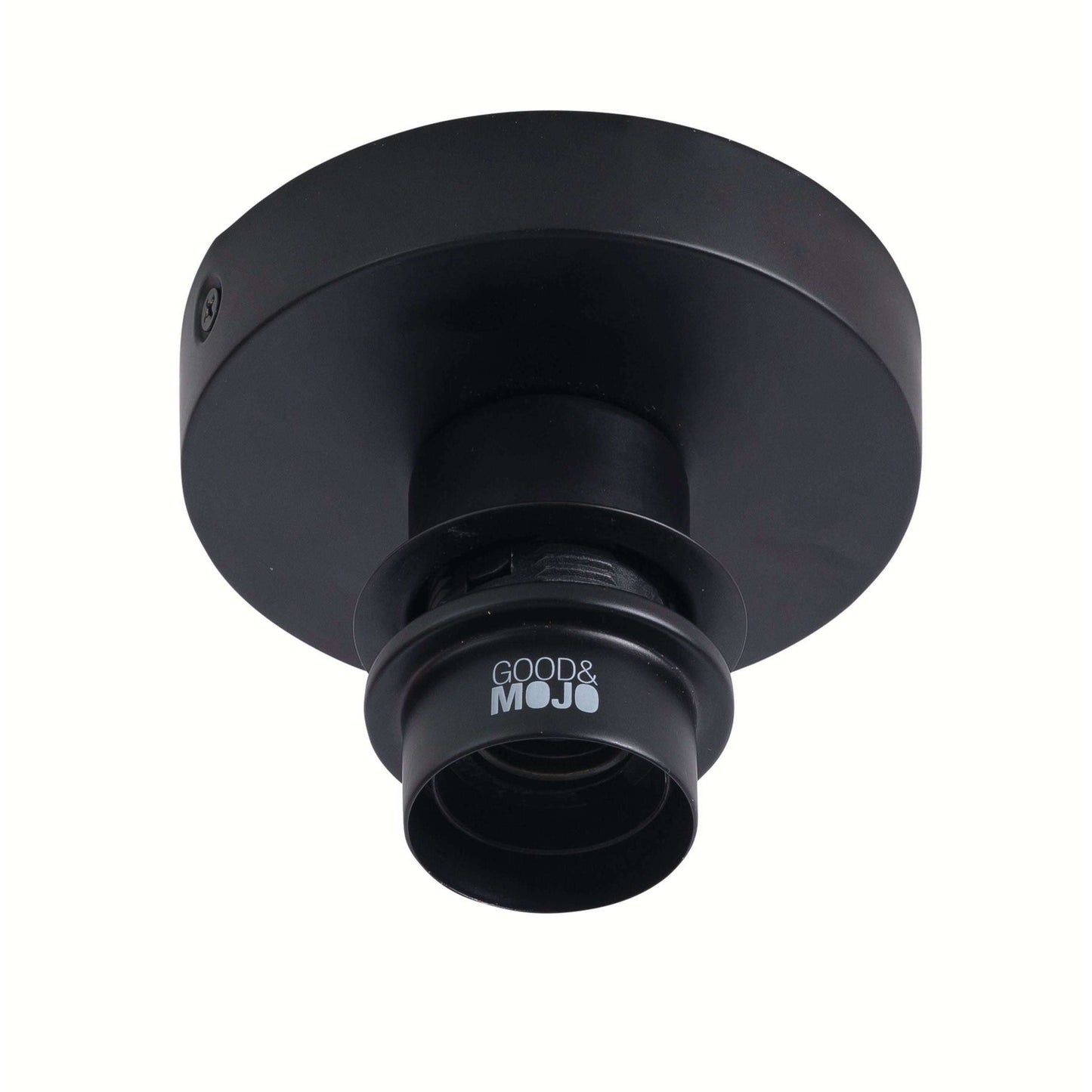 GOOD&MOJO plafonniere iguazu plat 40 cm S zwart