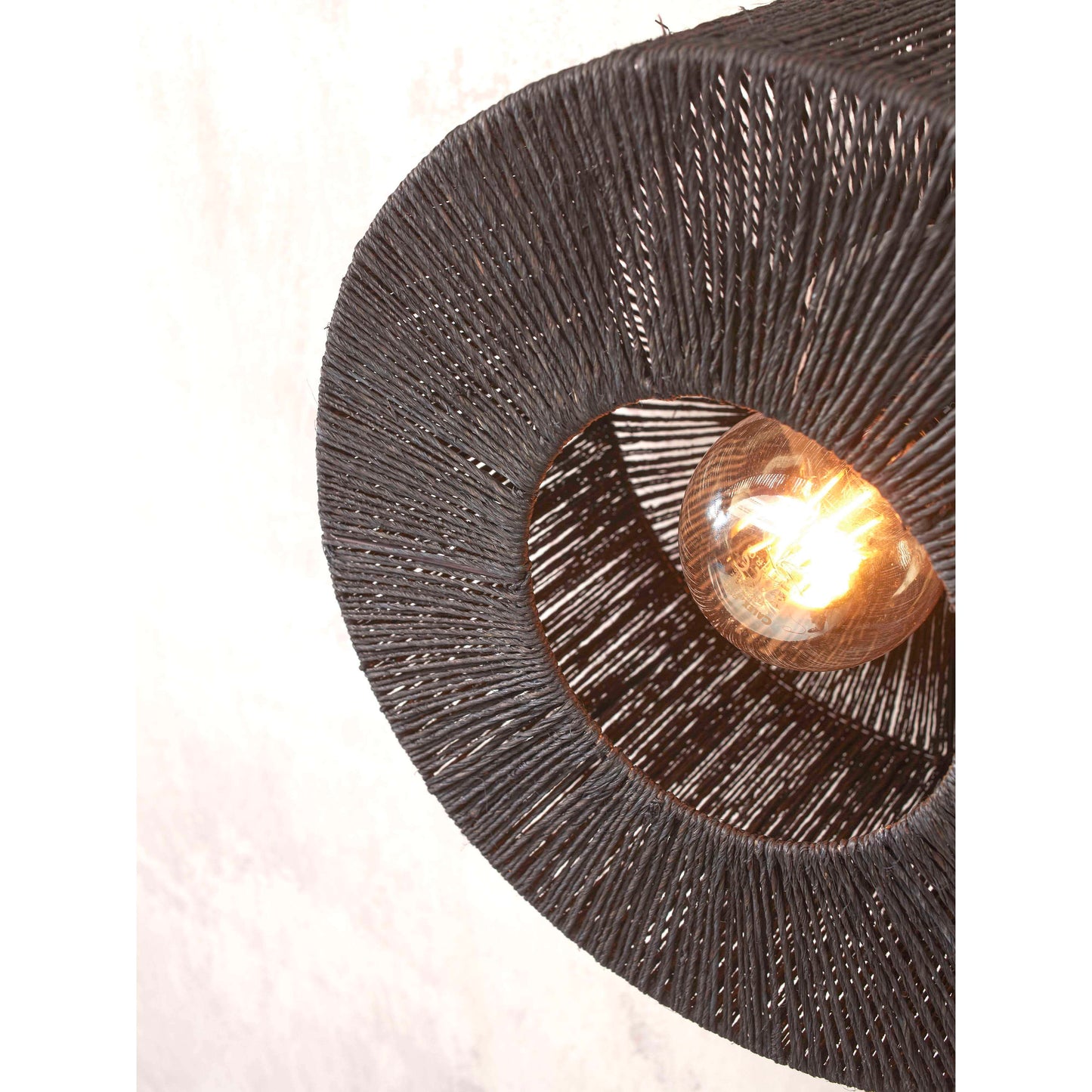 GOOD&MOJO plafonniere iguazu rond 30 cm S zwart