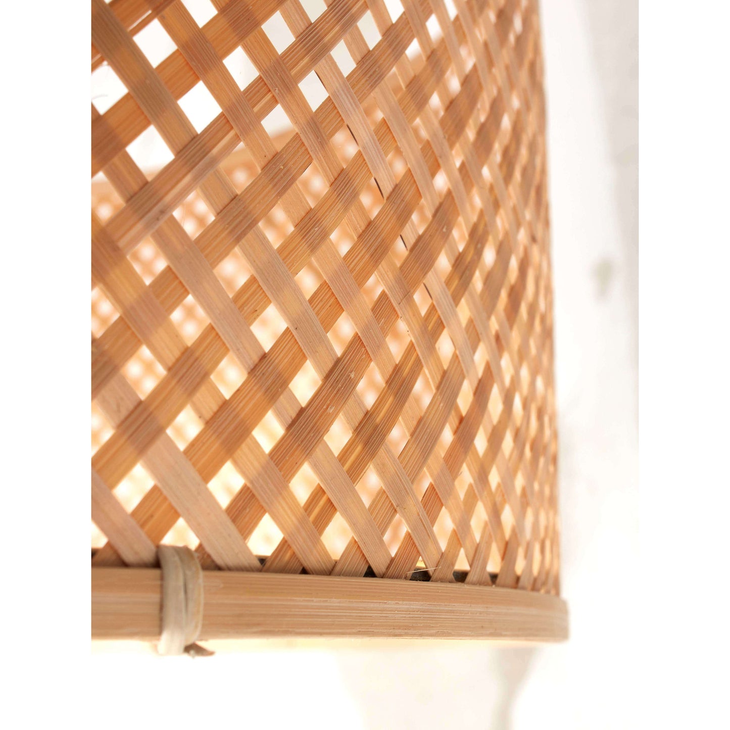 GOOD&MOJO tafellamp java recht 32 cm naturel
