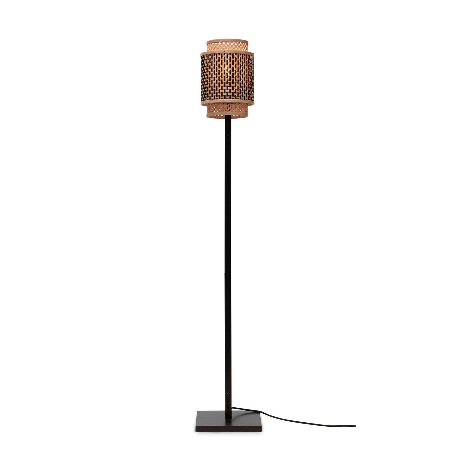 GOOD&MOJO vloerlamp bhutan 18 cm M zwart