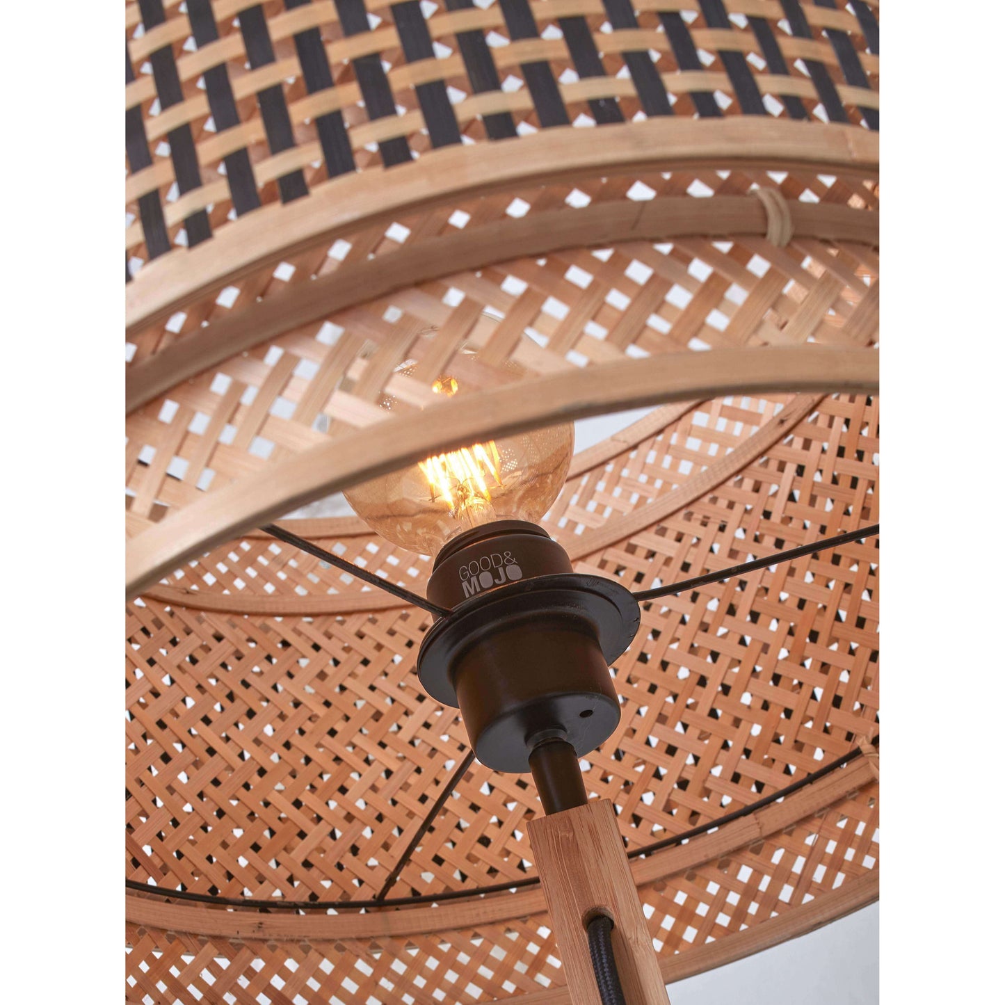 GOOD&MOJO vloerlamp bhutan 25 cm S naturel