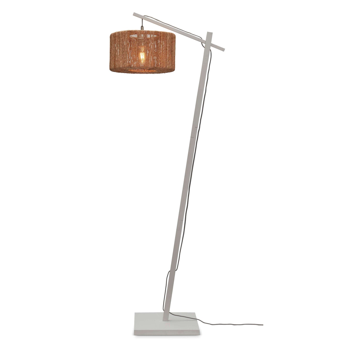 GOOD&MOJO vloerlamp iguazu 30 cm S wit/naturel